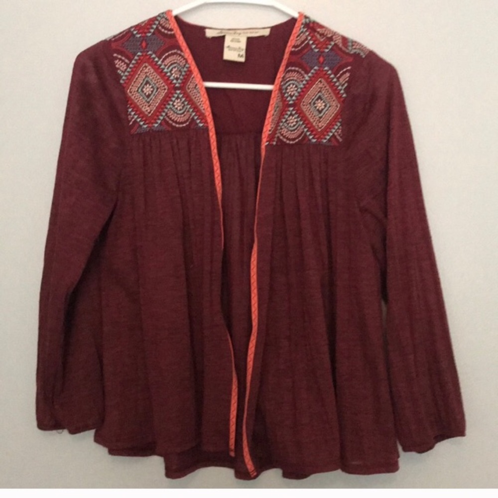 American Rag patterned shoulder cardigan